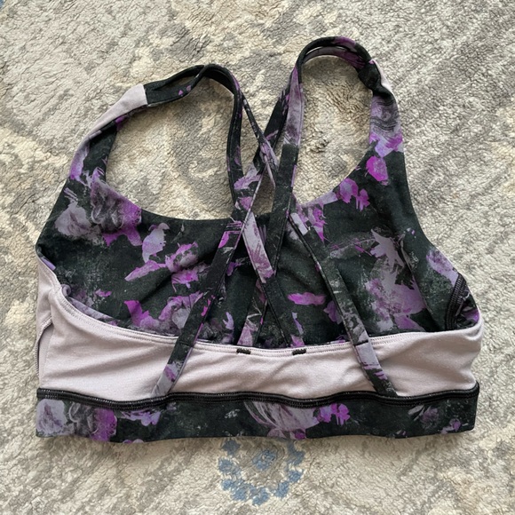 Lululemon Energy Bra *Medium Support, B–D Cup Floral Shift Multi - Picture 6 of 10